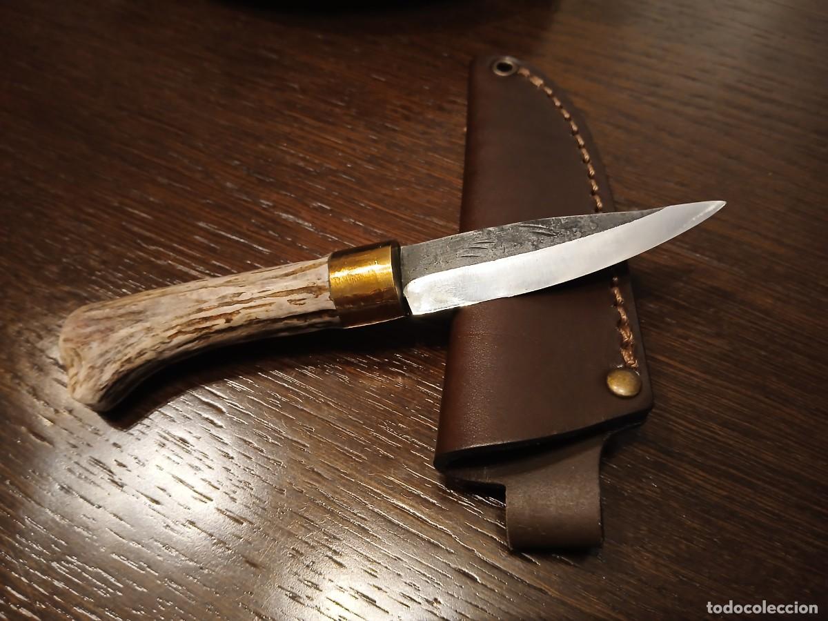 Militaria: Cuchillo artesano ZULOKNIVES hunter skinner puukko funda cuero militar tactico bushcraft caza monte