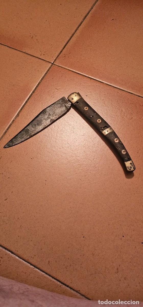 Militaria: Preciosa navaja antigua espa&ntilde;ola siglo XIX