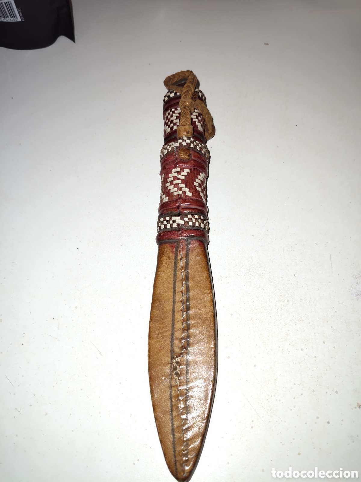Militaria: CUCHILLO ARTESANAL AFRICANO Y FUNDA , HECHOS A MANO