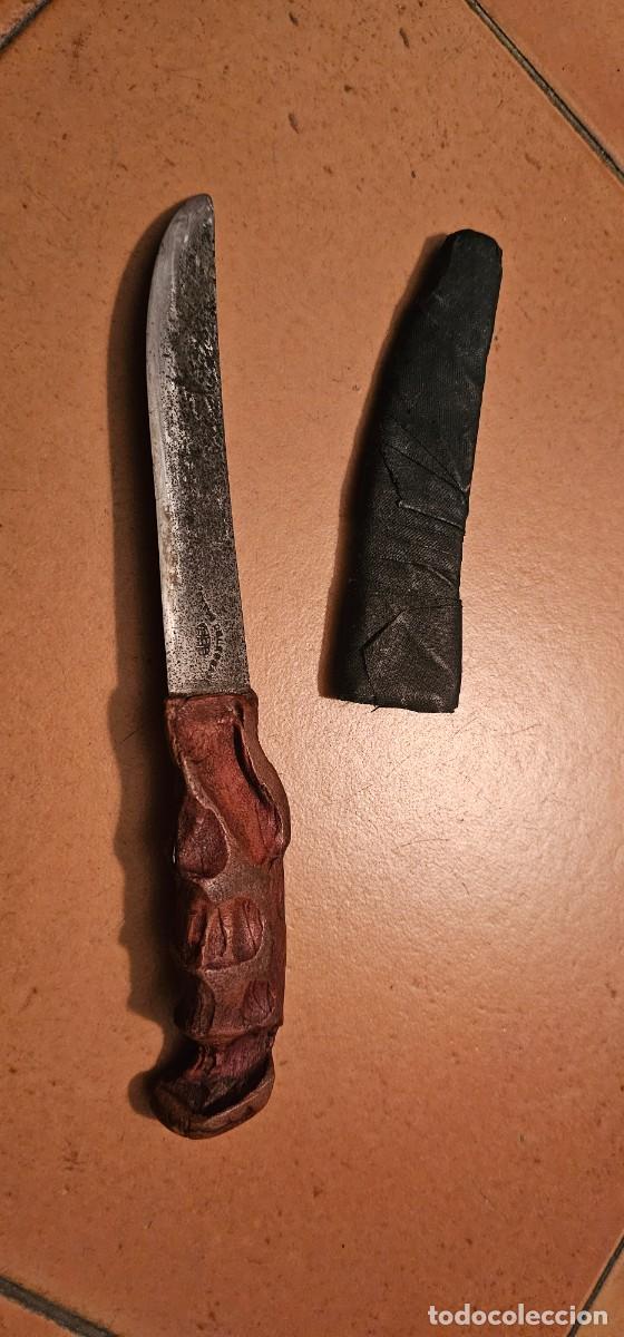 Militaria: Precioso cuchillo r&uacute;stico siglo XIX XX
