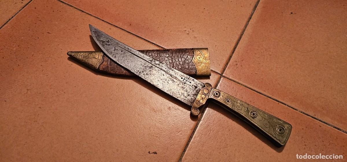 Militaria: Interesante cuchillo espa&ntilde;ol siglo XVIII XIX