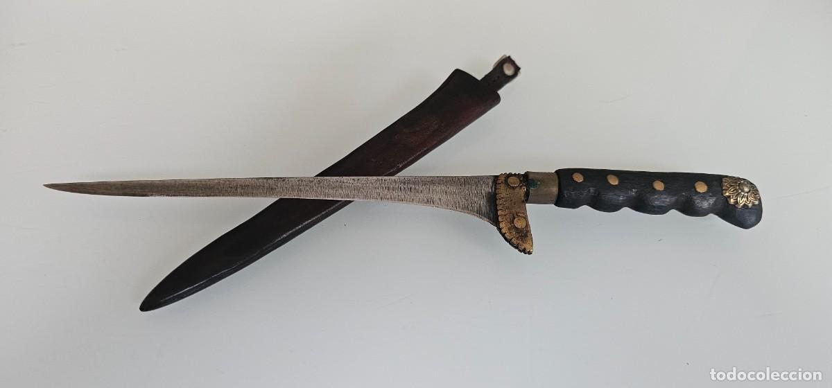Militaria: Preciosa daga espa&ntilde;ola de dana siglo XIX