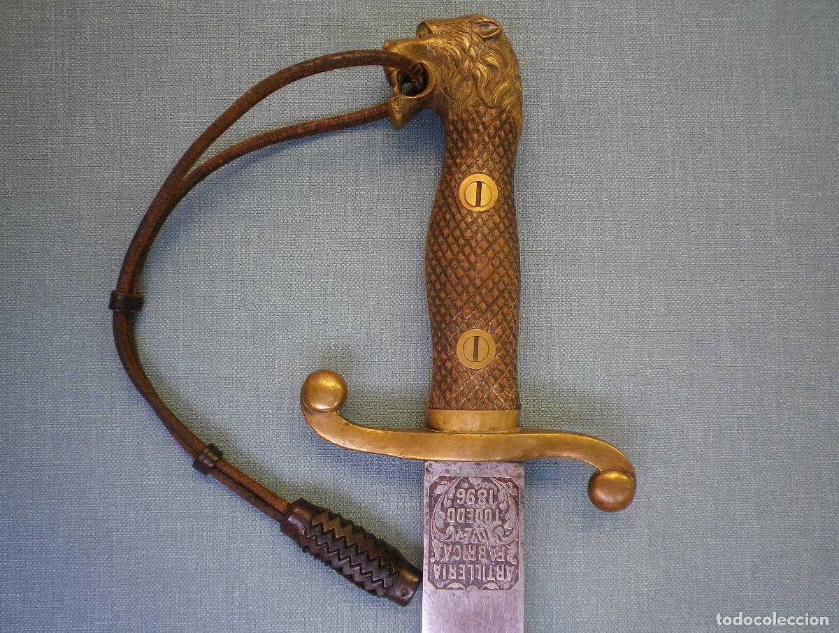 Militaria: Machete para oficial en Cuba. Mod. 1891
