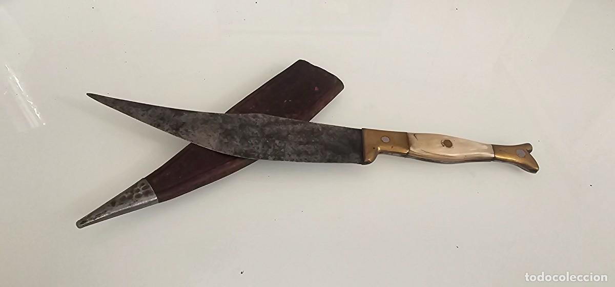 Militaria: Espectacular cuchillo espa&ntilde;ol siglo XIX