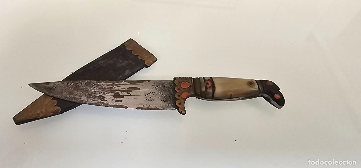 Militaria: 0reciosa peque&ntilde;a daga de mujer siglo XIX