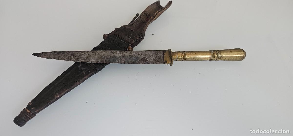 Militaria: Espectacular cuchillo espa&ntilde;ol siglo XIX