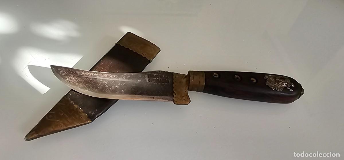Militaria: Precioso cuchillo grande siglo XIX XX