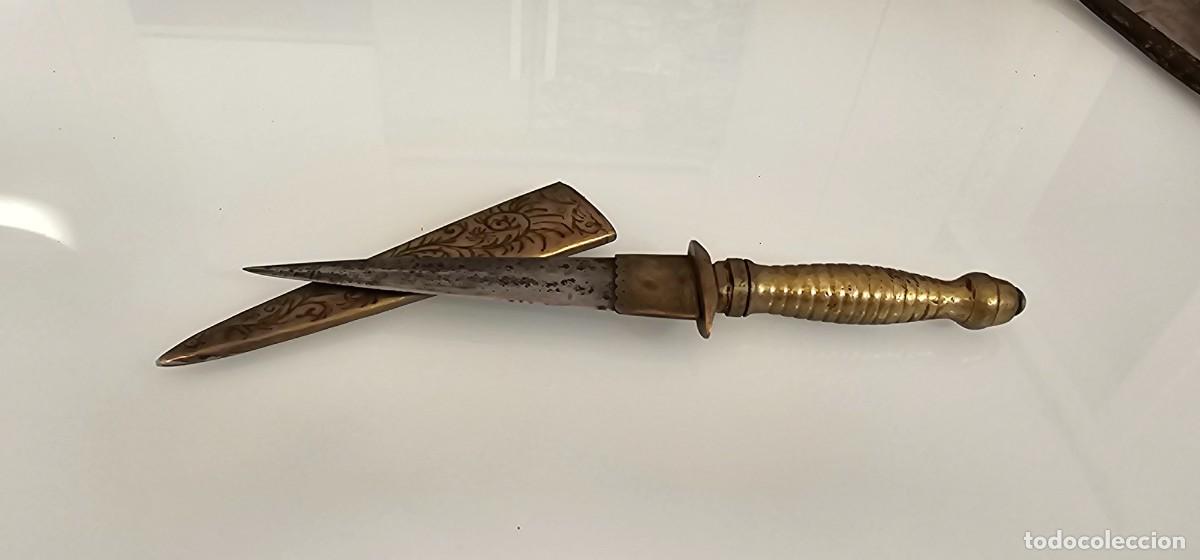 Militaria: Preciosa daga espa&ntilde;ola siglo XIX