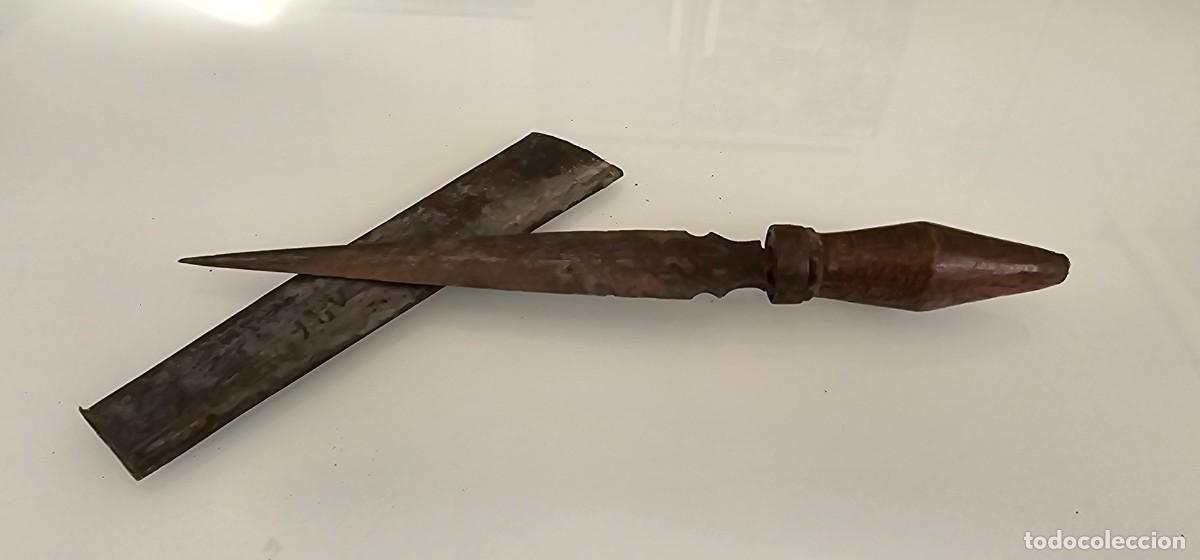 Militaria: antiguo cuchillo espa&ntilde;ol siglo XIX
