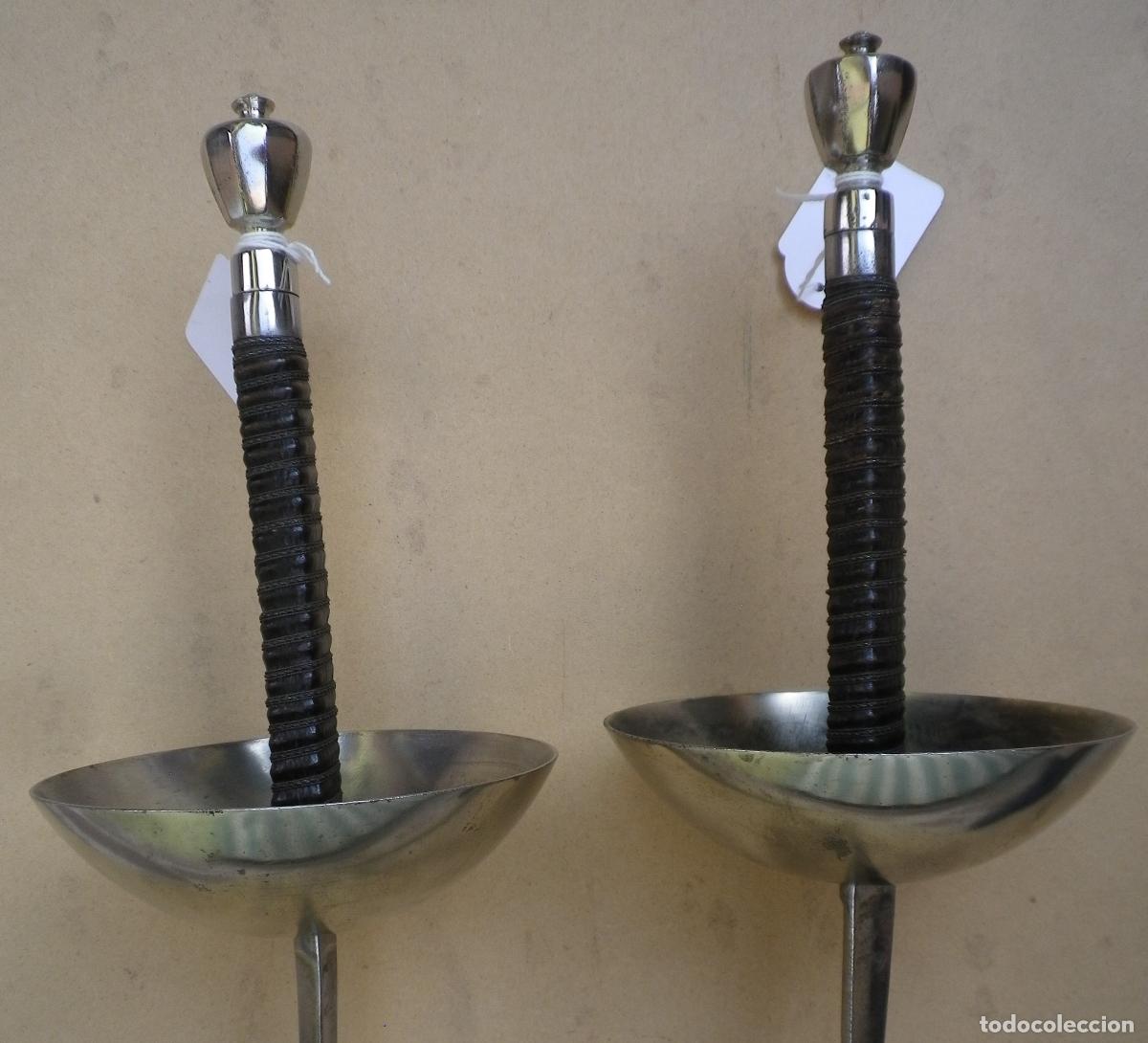 Militaria: Espadas de esgrima punta embotada, Coulaux freres,