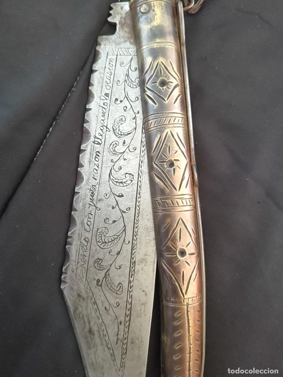 Militaria: NAVAJA ESPA&Ntilde;OLA GRANDE santa cruz de mudela
