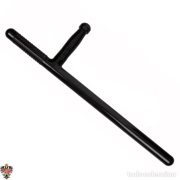 Militaria: TONFA ENTRENAMIENTO NEGRO POLIPROPILENO 60 CMS
