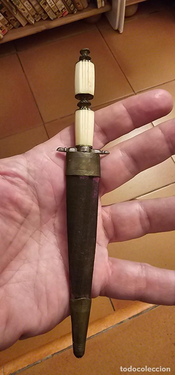 Militaria: Preciosa daga dama Albacete medio tama&ntilde;o siglo XIX