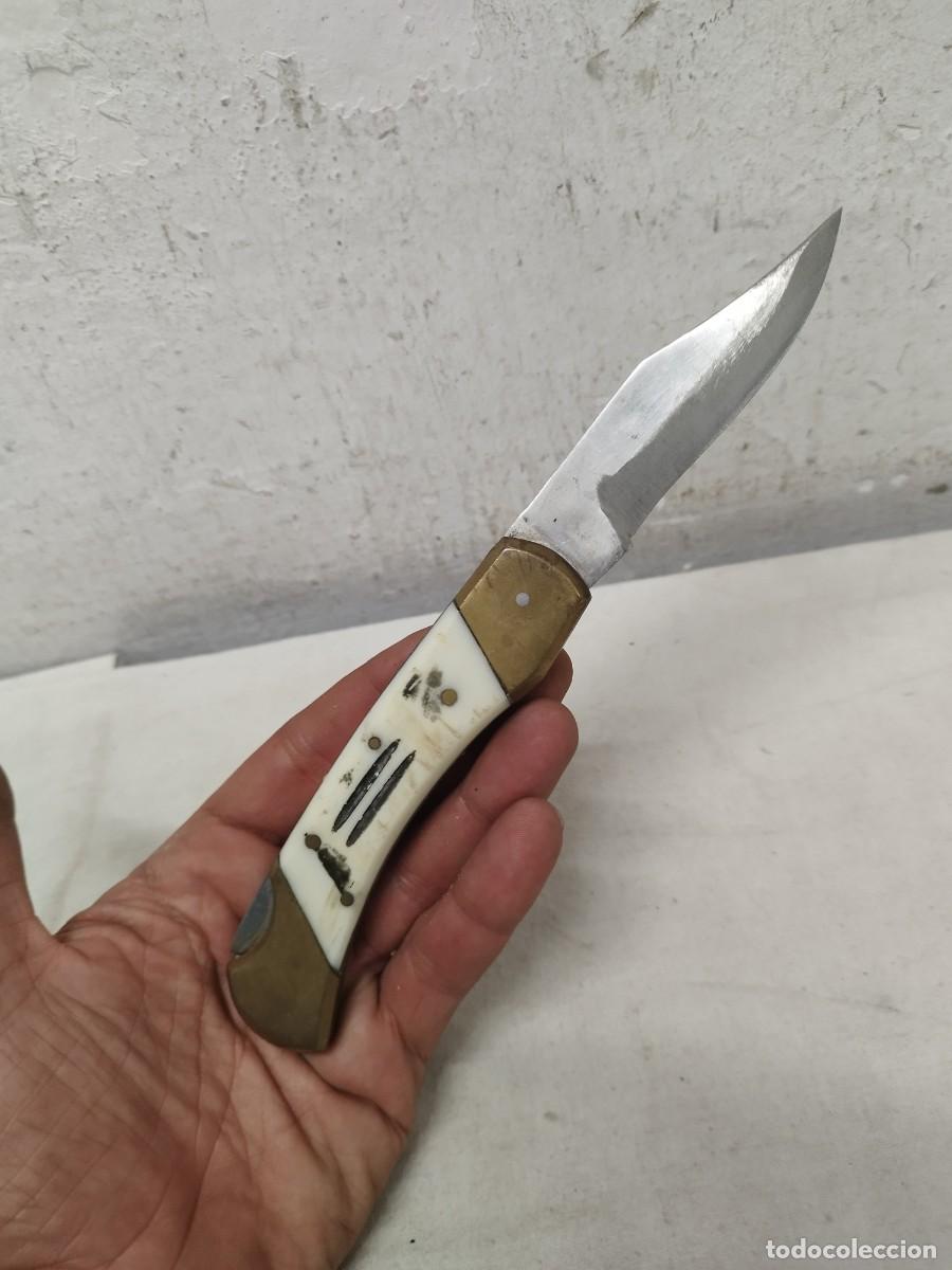 Militaria: Antigua navaja sin marcaje a identificar.