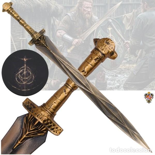 Militaria: ESPADA CELTA MIC&Eacute;NICA + SOPORTE ** COLECCIONISMO