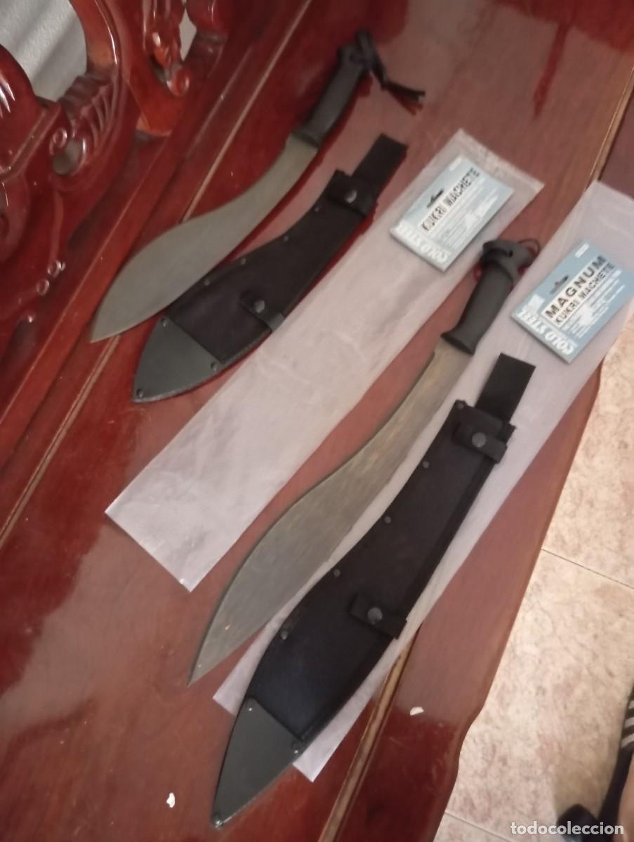 Militaria: Pareja de machetes cold steel &Aacute;frica