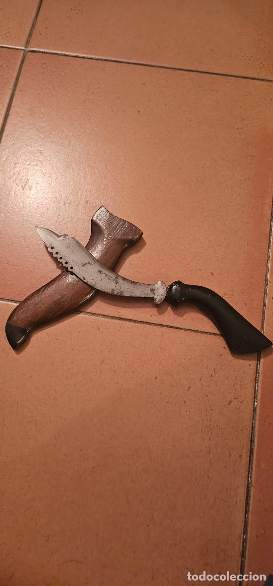 Militaria: Cuchillo kujang de Java antiguo - Foto 1