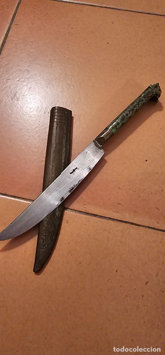 Militaria: Importante daga yatagan bancaria antigua