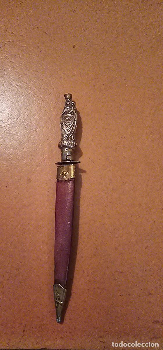 Militaria: Preciosa daga dama plata siglo XX principios