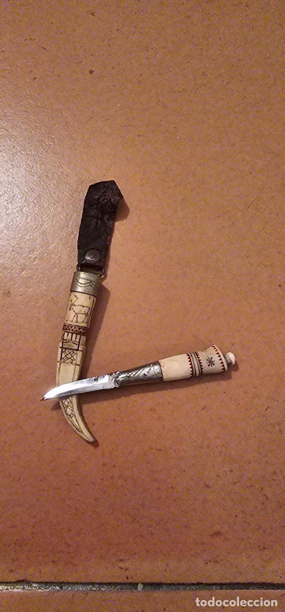 Militaria: Miniatura pukko finlandes sami muy trabajado