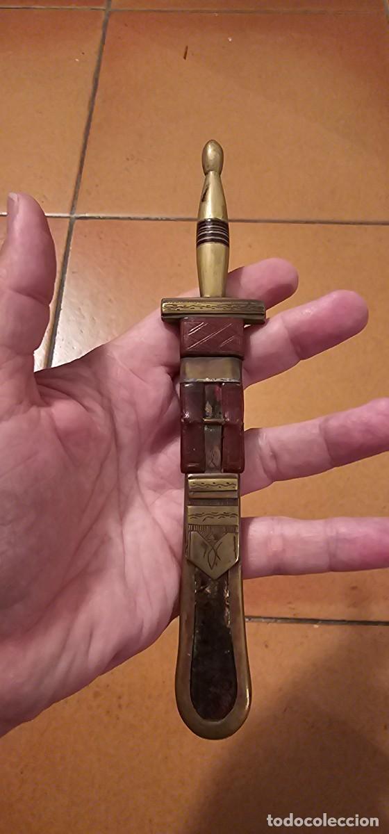 Militaria: Peque&ntilde;o cuchillo tuareg muy antiguo
