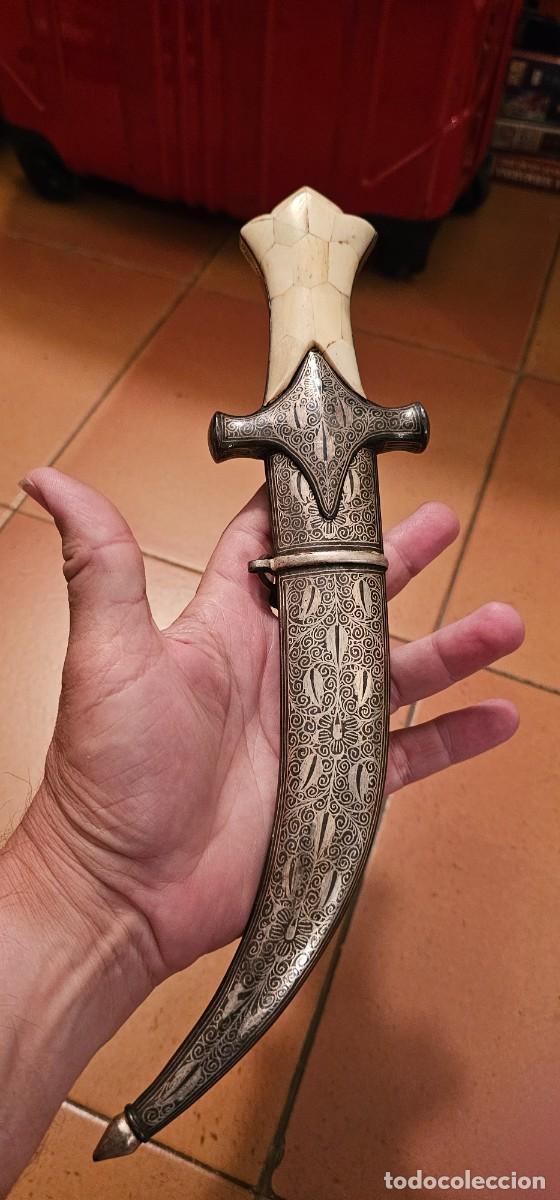 Militaria: Preciosa daga indopersa muy antigua
