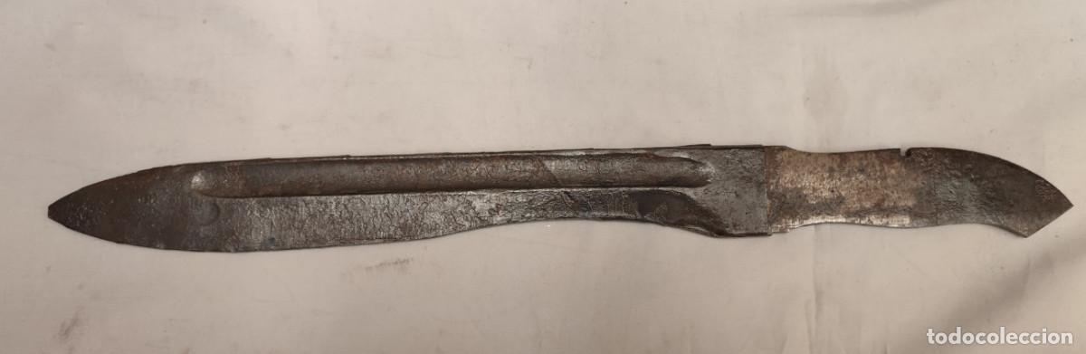 Militaria: ANTIGUA HOJA DE MACHETE MILITAR DE LA FABRICA DE DE ARMAS DE TOLEDO, VER DESCRIPCION
