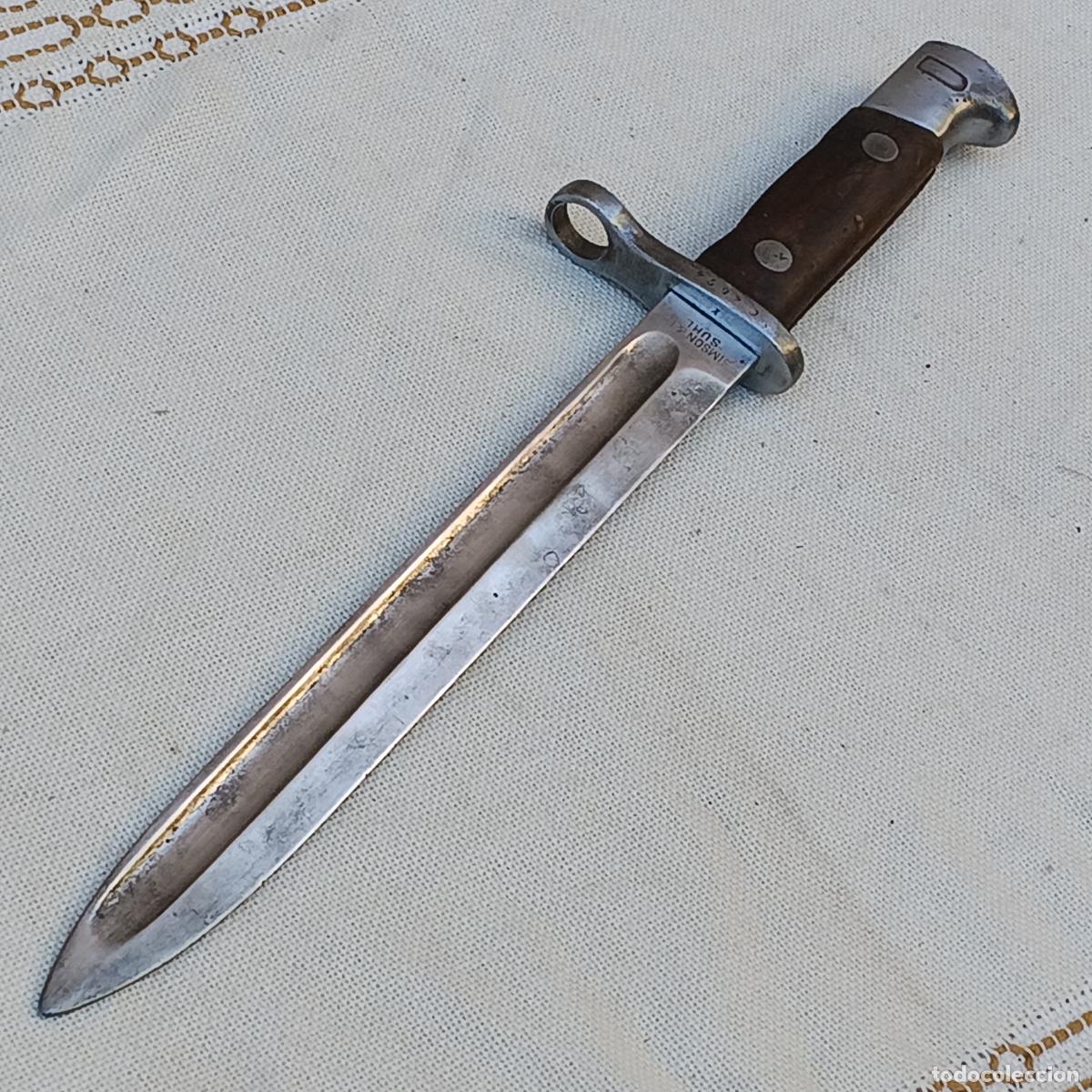 Militaria: MACHETE / BAYONETA MARCA SIMSON & C&ordm; SUHL - A&Ntilde;O 1898.
