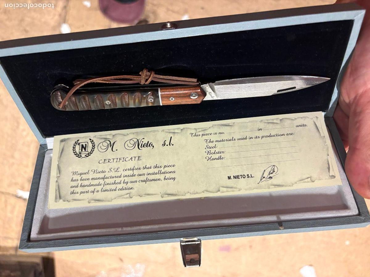 Militaria: Cuchillo colecci&oacute;n tiraje corto a estrenar nieto