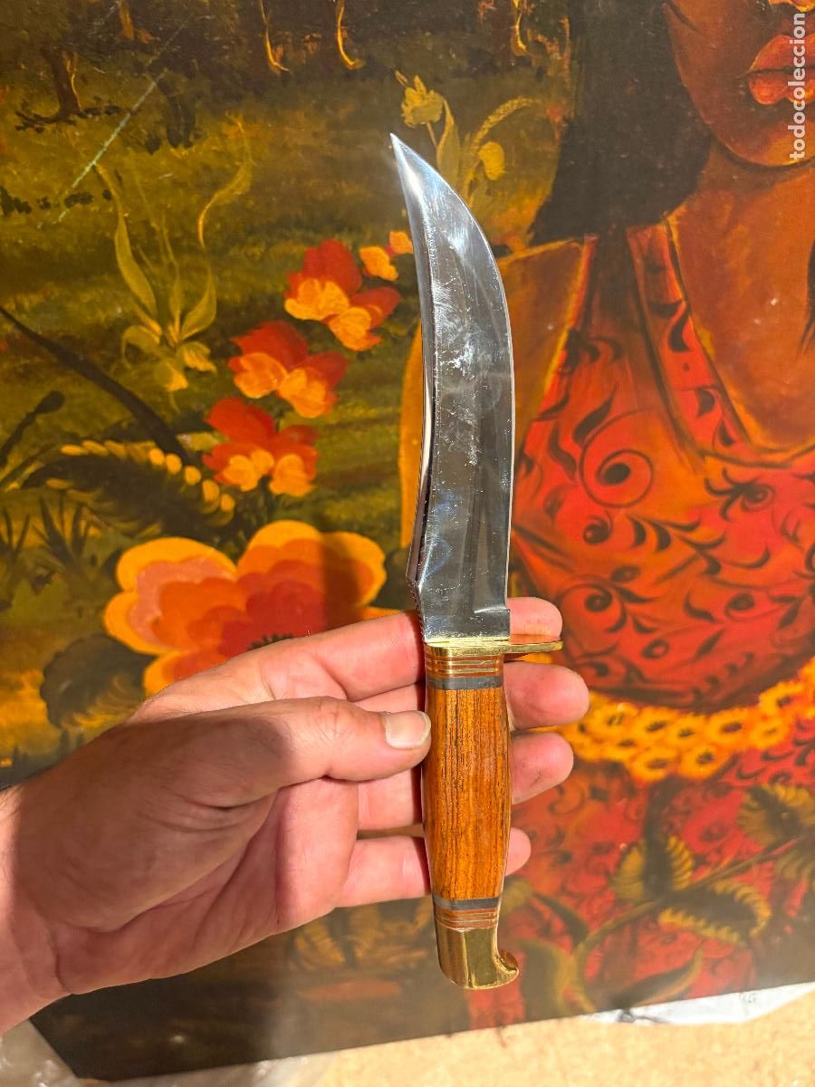 Militaria: Muela oso numerado tiraje raro y nuevo Cuchillo bowie