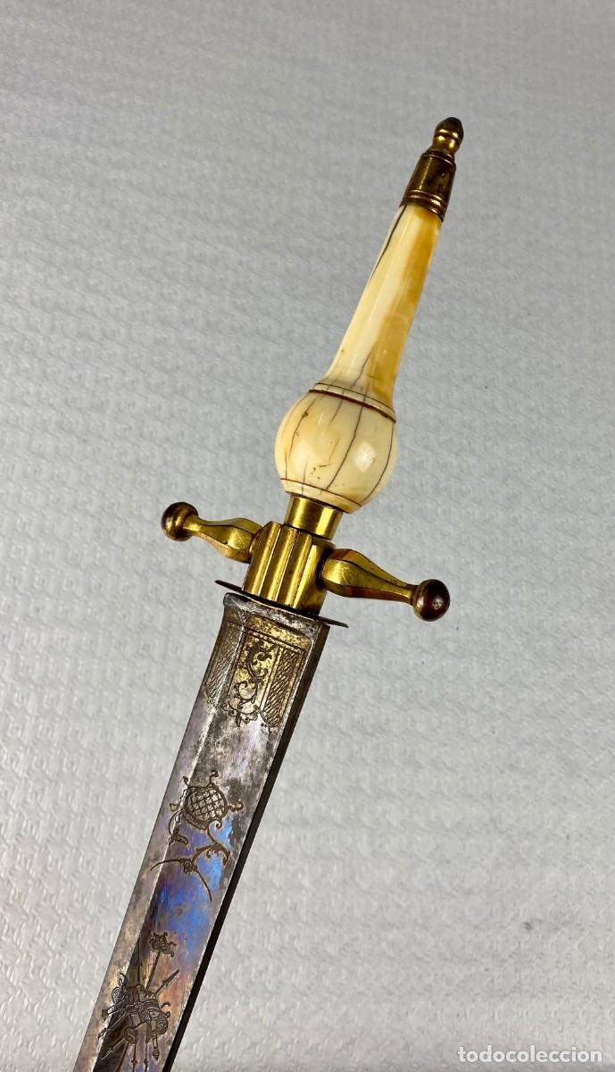 Militaria: BAYONETA DE TACO SIGLO XVIII ALEMANIA COLECCI&Oacute;N JUAN LUIS CALV&Oacute;