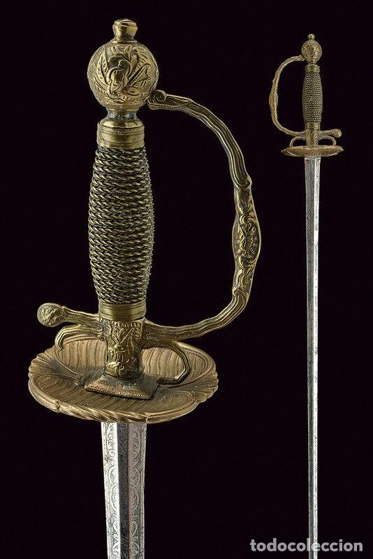 Militaria: ESPADA ESPA&Ntilde;OLA CAZOLETA ARMADA XVIII 699