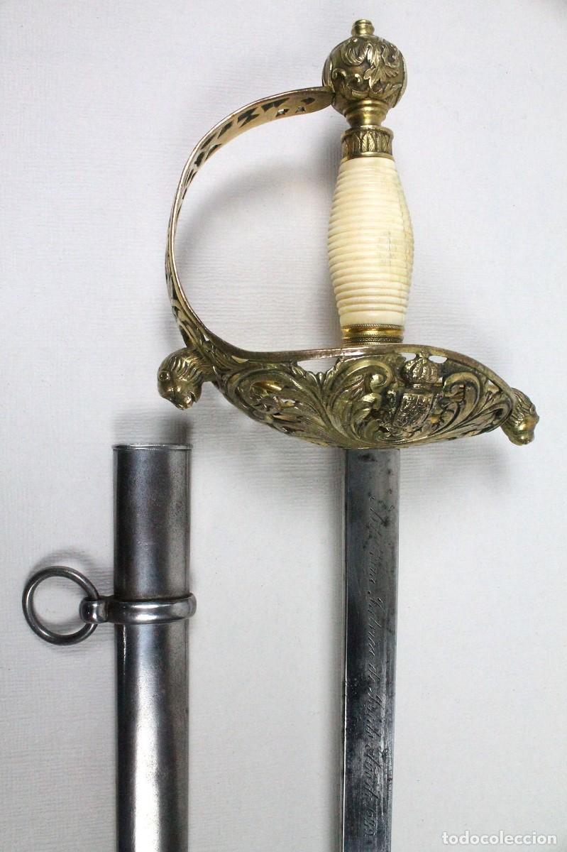 Militaria: ESPADA OFICIAL GENERAL VARIANTE MODELO 1870 fechada en 1842