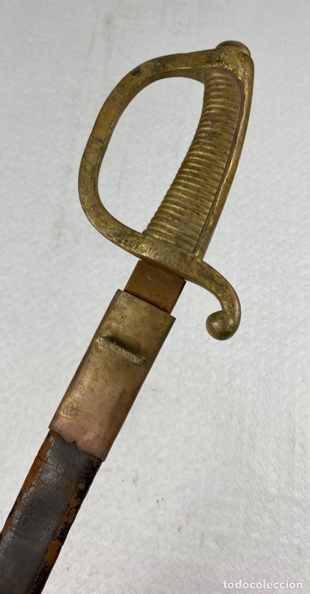 Militaria: SABLE BRIQUET ESPA&Ntilde;A SARGENTOS DE A PIE ARTILLER&Iacute;A F&Aacute;BRICA DE TOLEDO COMPLETO CON SU VAINA EN MAL ES