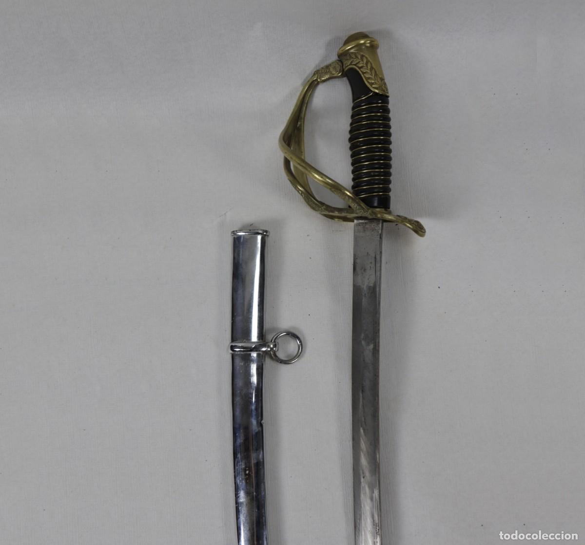 Militaria: Sable Francia de Caballer&iacute;a ligera modelo 1822 82 para oficial