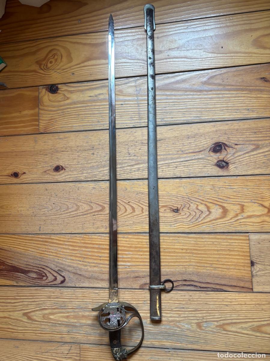 Militaria: Sable de Oficial de Infanter&iacute;a Espa&ntilde;ol M1943 - F&aacute;brica de Toledo (Con Vaina)