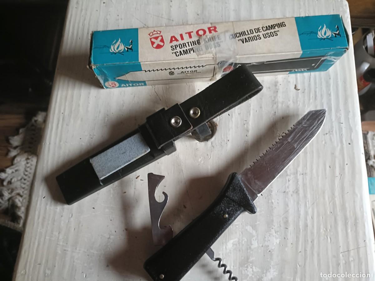 Militaria: NAVAJA PU&Ntilde;AL CUCHILLO AITOR CAMPING BOSS MULTIUSOS