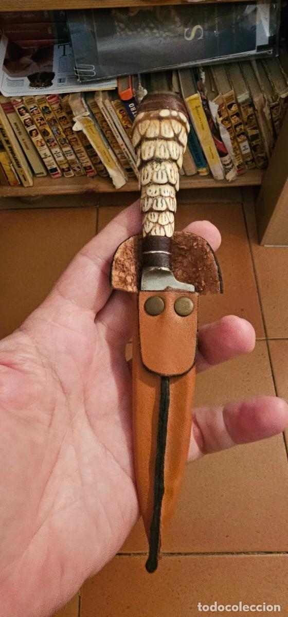 Militaria: Muy antiguo cuchillo argentino garra