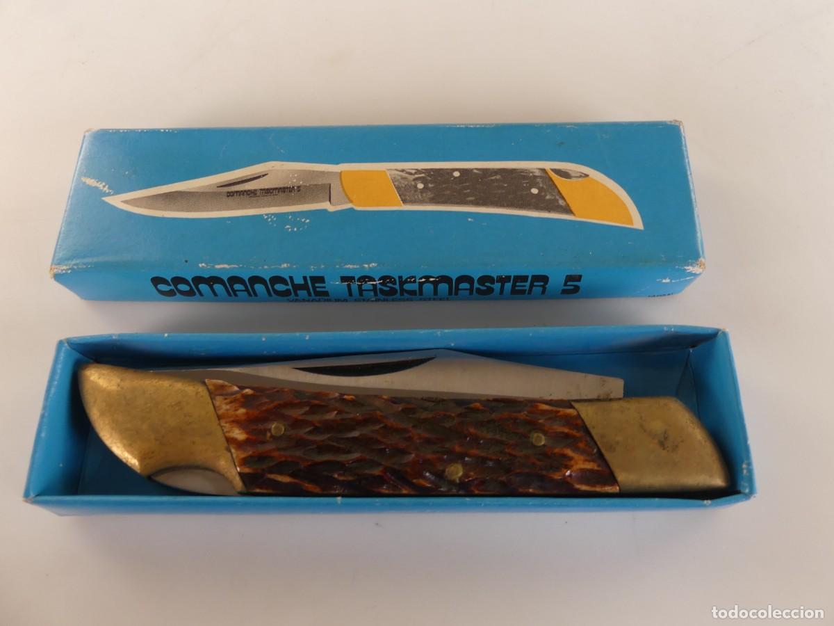 Militaria: NAVAJA COMANCHE TASKMASTER 5 CON CAJA ORIGINAL OBJETO DE COLECCI&Oacute;N