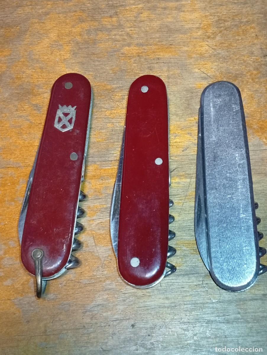 Militaria: Curioso lote Aitor inox Spain antigua navaja multiusos a&ntilde;os 60 Iher vintage