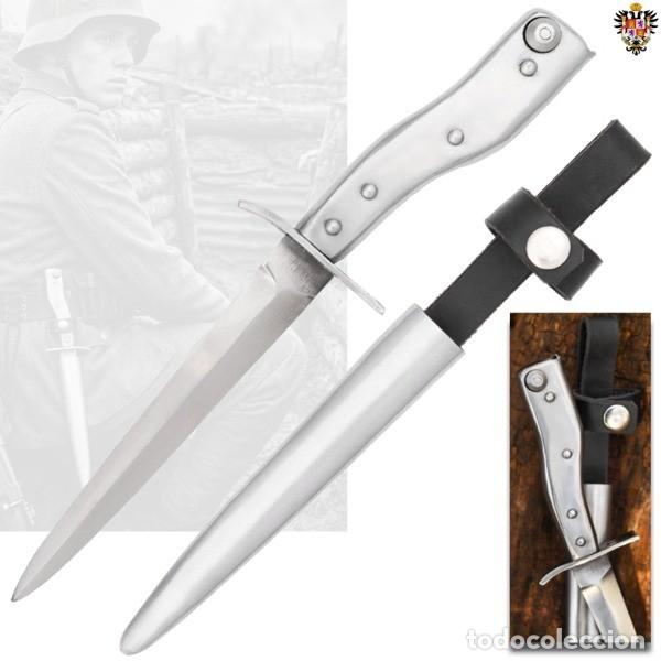Militaria: CUCHILLO TRINCHERA BAYONETA ALEMANA DEMAG - 1&ordf; GUERRA MUNDIAL