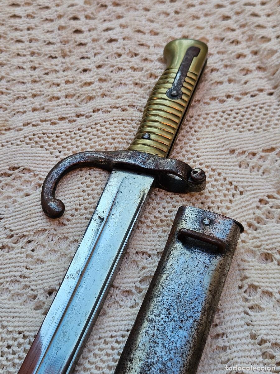 Militaria: SABLE BAYONETA CHASSEPOT, 70 CM