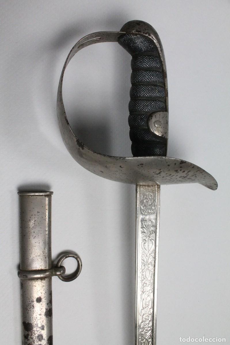 Militaria: ESPADA OFICIAL INFANTER&Iacute;A ESPA&Ntilde;OL A LA PRUSIANA 1887 F&ordf; DE TOLEDO A&Ntilde;O DE 1861 ESP94