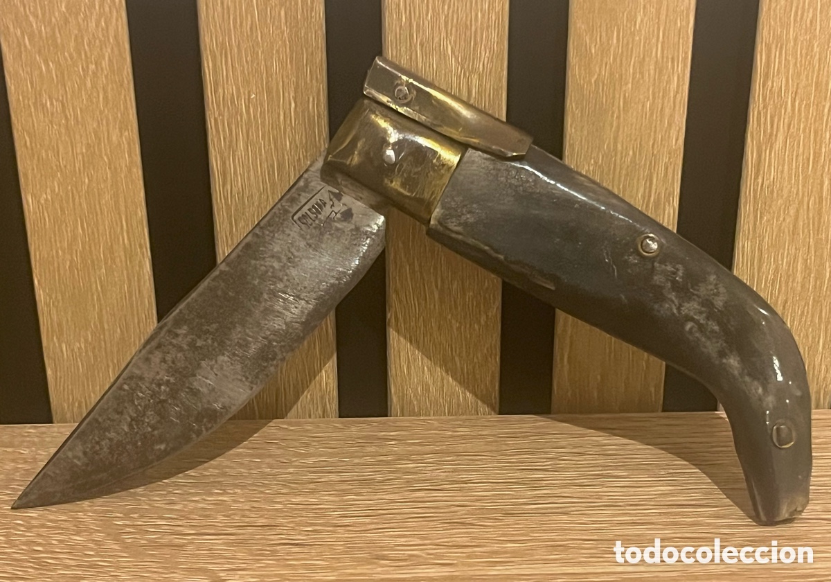 Military Antiques: ANTIGUA NAVAJA COSTA - SOLSONA - 22 CM