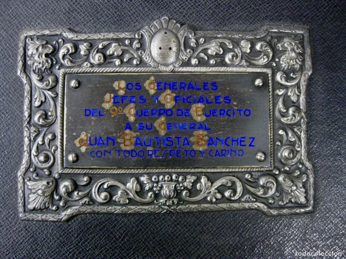 Militaria: ESTUCHE GENERAL JUAN BAUTISTA SANCHEZ CAPIT&Aacute;N GENERAL DE CATALU&Ntilde;A para espada de General a la mamelu