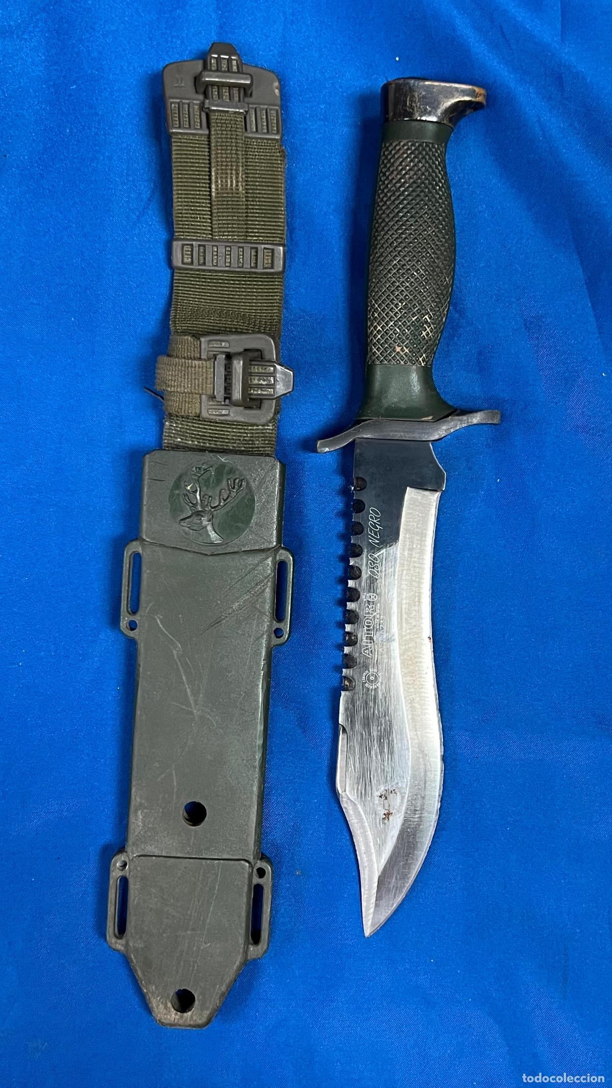 Military Antiques: Cuchillo aitor oso negro completo de un sargento del MOE mando de operaciones especiales a&ntilde;os 80