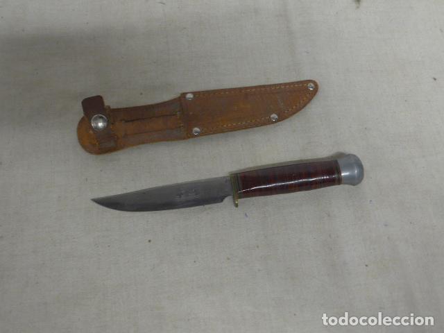 Militaria: Antiguo cuchillo de monte marcado SOLINGEN, seguramente aleman de epoca de II Guerra Mundial.