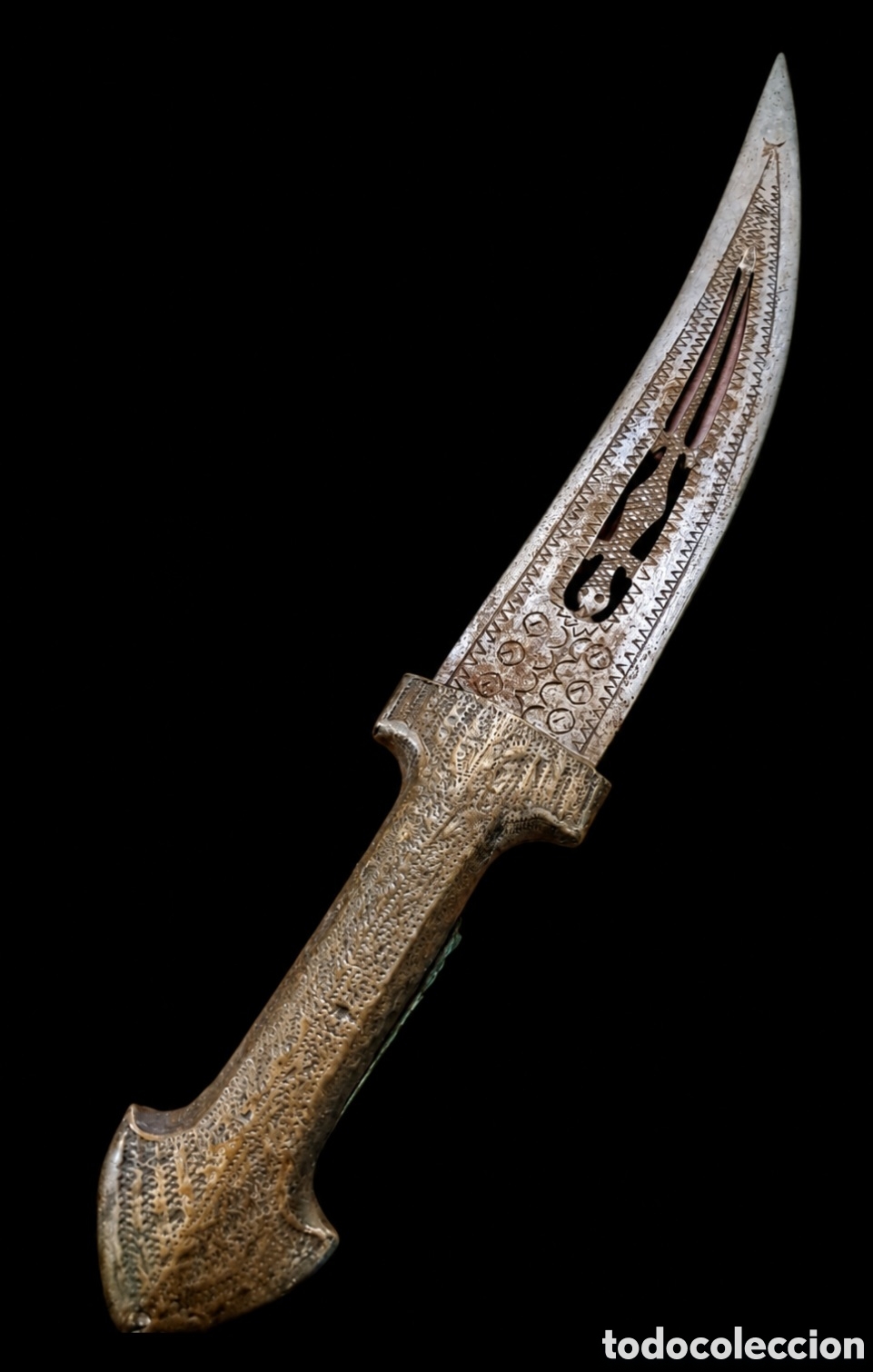 Militaria: Cuchillo espada de 51 cms republica del Congo finales siglo XIX pueblo Azade o Mangbetu