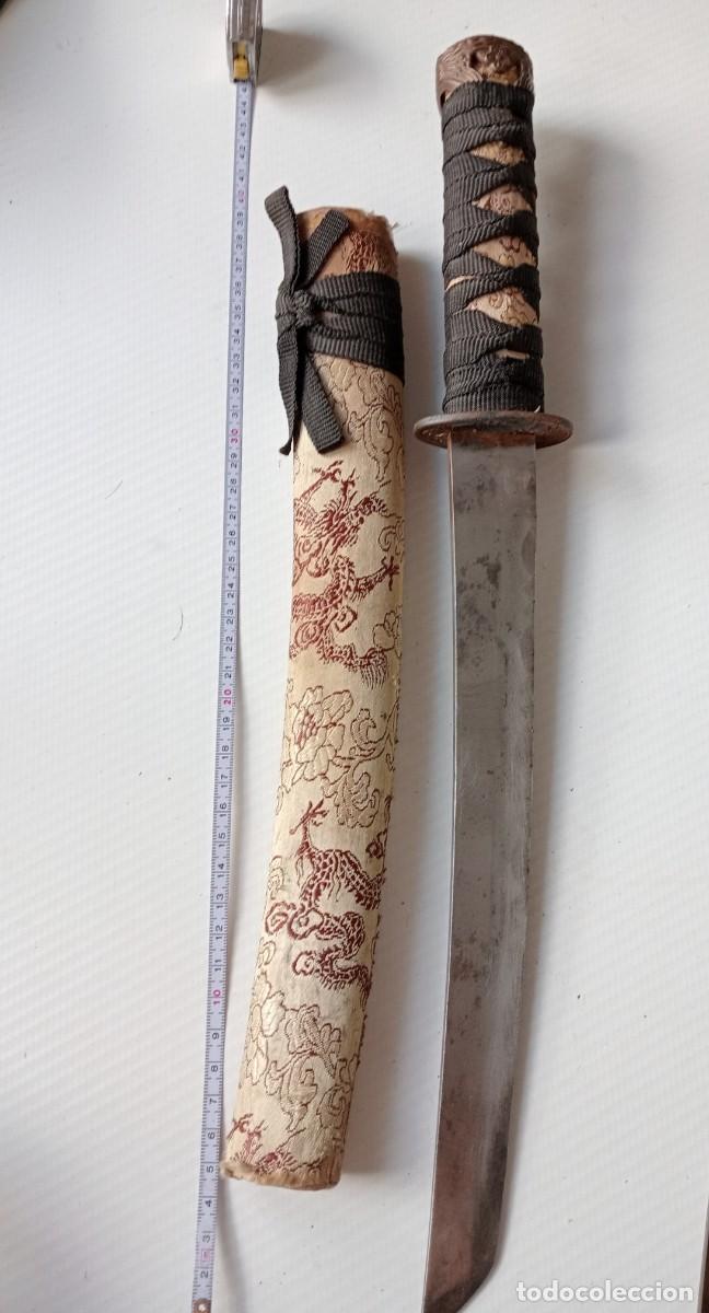 Militaria: CATANA ANTIGUA , MOTIVOS ORIENTALES SABLE JAPONES
