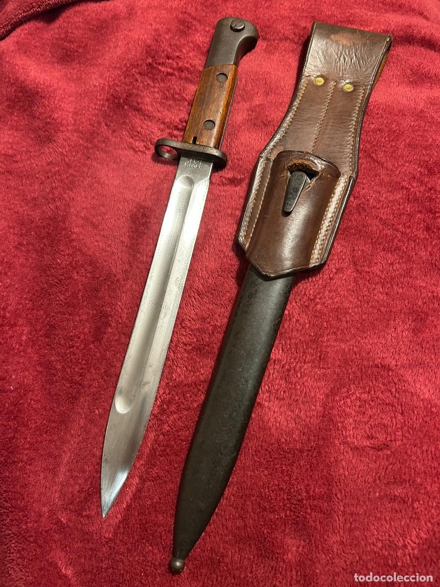 Militaria: Bayoneta polaca F.B.RADOM utilizada por Ej&eacute;rcito Republicano y Gudaris 1936-1939 rara